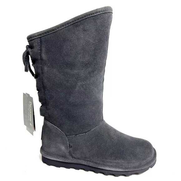 Bearpaw Womens Phylly Boot Charcoal 5 M - Picture 1 of 6